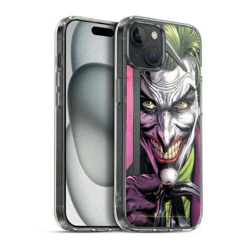 Batman DC Comics Three Jokers The Clown Soft Gel Case for Apple iPhone 15 Plus & MagSafe