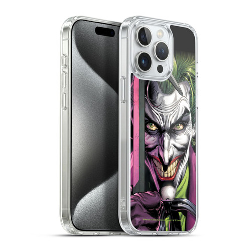 Batman DC Comics Three Jokers The Clown Soft Gel Case for Apple iPhone 15 Pro Max & MagSafe