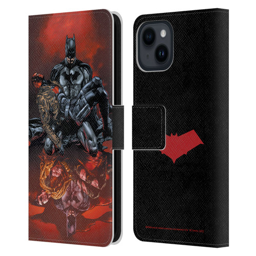Batman DC Comics Red Hood And The Outlaws #17 Leather Book Wallet Case Cover For Apple iPhone 15