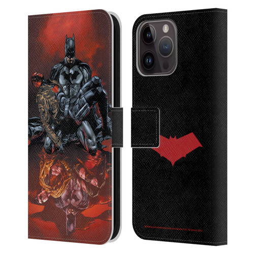Batman DC Comics Red Hood And The Outlaws #17 Leather Book Wallet Case Cover For Apple iPhone 15 Pro Max