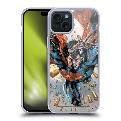 Superman DC Comics Comic Book Art Adventures Of Superman #3 Soft Gel Case for Apple iPhone 15 Plus