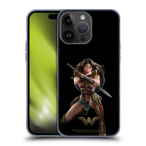 Wonder Woman Movie Character Art Bracelets Of Submission Soft Gel Case for Apple iPhone 15 Pro Max