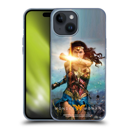 Wonder Woman Movie Posters Bracelets Of Submission Soft Gel Case for Apple iPhone 15