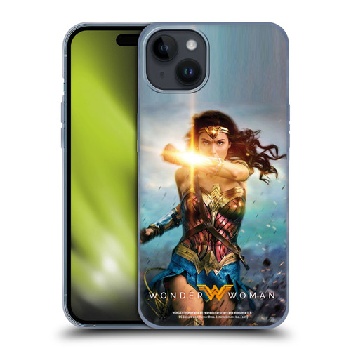Wonder Woman Movie Posters Bracelets Of Submission Soft Gel Case for Apple iPhone 15 Plus