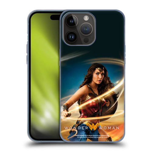 Wonder Woman Movie Posters Lasso Of Truth Soft Gel Case for Apple iPhone 15 Pro Max