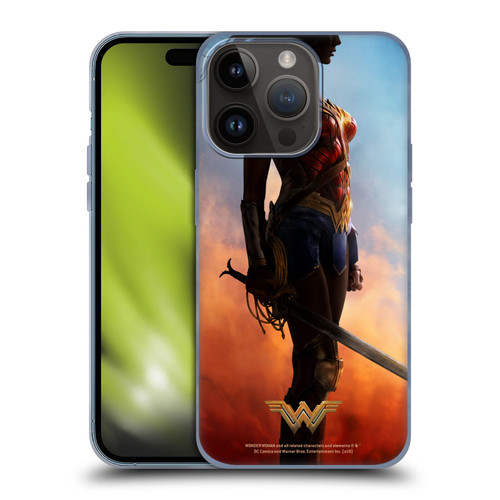 Wonder Woman Movie Posters Godkiller Sword Soft Gel Case for Apple iPhone 15 Pro