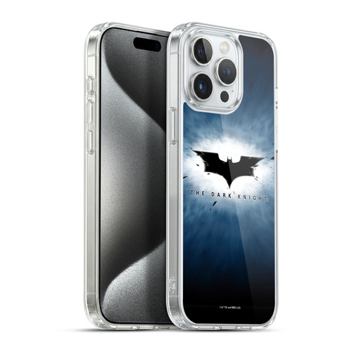 The Dark Knight Graphics Logo Soft Gel Case for Apple iPhone 15 Pro Max