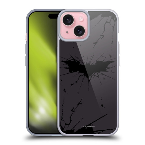 The Dark Knight Rises Logo Black Soft Gel Case for Apple iPhone 15