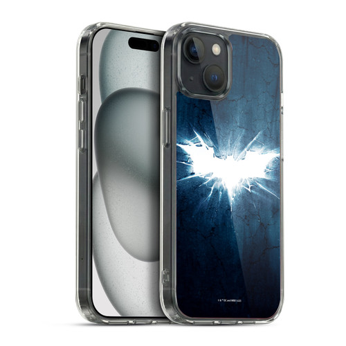The Dark Knight Rises Logo Grunge Soft Gel Case for Apple iPhone 15 Plus & MagSafe