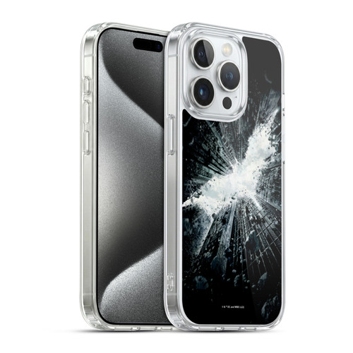 The Dark Knight Rises Logo Poster Soft Gel Case for Apple iPhone 15 Pro & MagSafe