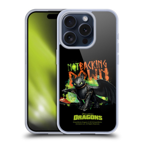 How To Train Your Dragon II Toothless Not Backing Down Soft Gel Case for Apple iPhone 15 Pro