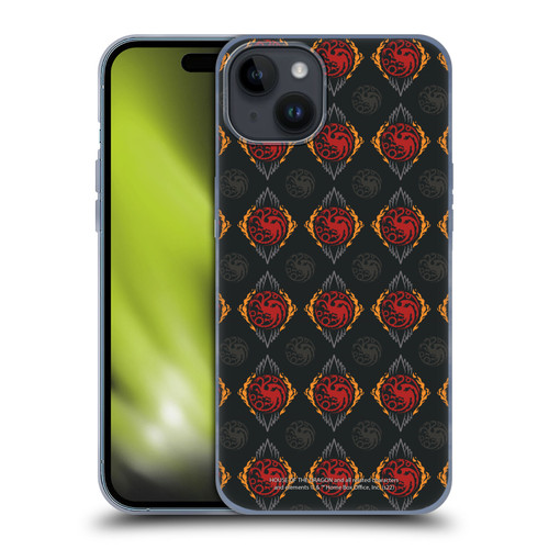 House Of The Dragon: Television Series Art Caraxes Soft Gel Case for Apple iPhone 15 Plus