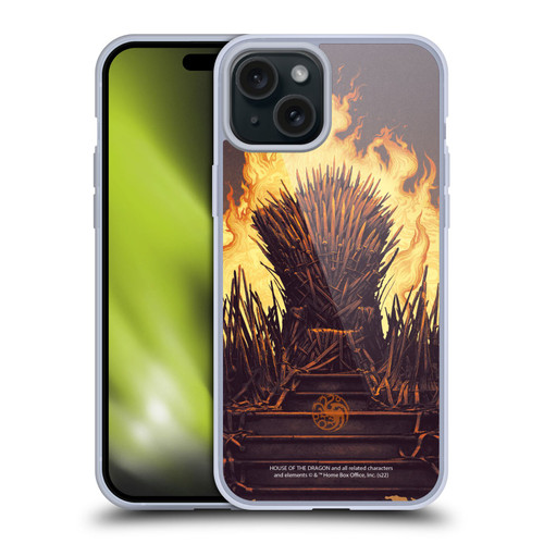 House Of The Dragon: Television Series Art Syrax and Caraxes Soft Gel Case for Apple iPhone 15 Plus