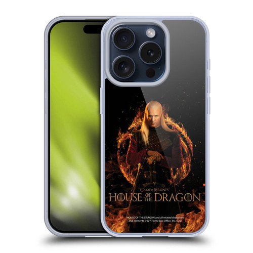 House Of The Dragon: Television Series Key Art Daemon Soft Gel Case for Apple iPhone 15 Pro