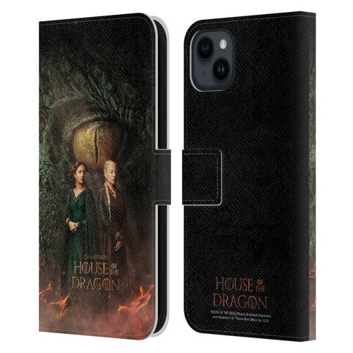 House Of The Dragon: Television Series Art Poster Leather Book Wallet Case Cover For Apple iPhone 15 Plus
