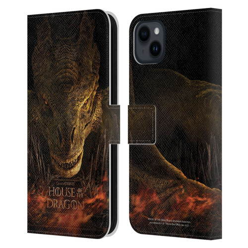 House Of The Dragon: Television Series Art Syrax Poster Leather Book Wallet Case Cover For Apple iPhone 15 Plus