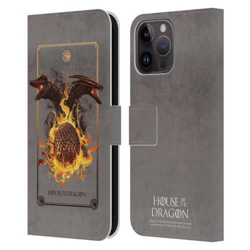 House Of The Dragon: Television Series Art Syrax and Caraxes Leather Book Wallet Case Cover For Apple iPhone 15 Pro Max