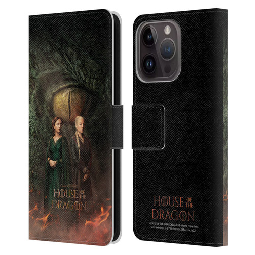 House Of The Dragon: Television Series Art Poster Leather Book Wallet Case Cover For Apple iPhone 15 Pro