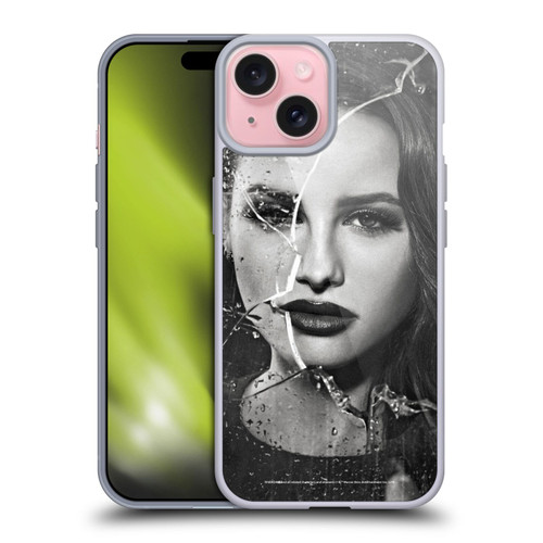 Riverdale Broken Glass Portraits Cheryl Blossom Soft Gel Case for Apple iPhone 15