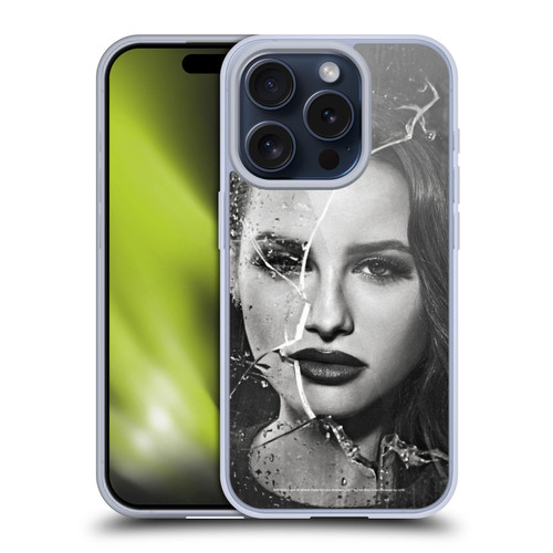 Riverdale Broken Glass Portraits Cheryl Blossom Soft Gel Case for Apple iPhone 15 Pro