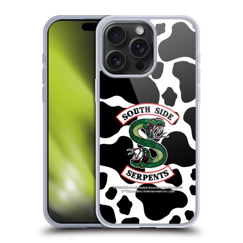 Riverdale South Side Serpents Cow Logo Soft Gel Case for Apple iPhone 15 Pro Max