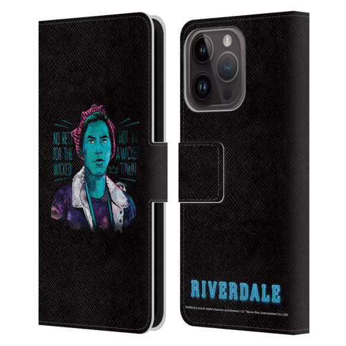 Riverdale Art Jughead Jones Leather Book Wallet Case Cover For Apple iPhone 15 Pro