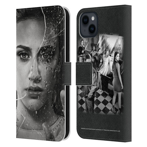 Riverdale Broken Glass Portraits Betty Cooper Leather Book Wallet Case Cover For Apple iPhone 15 Plus
