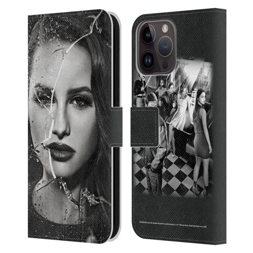 Riverdale Broken Glass Portraits Cheryl Blossom Leather Book Wallet Case Cover For Apple iPhone 15 Pro Max