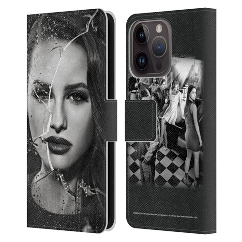 Riverdale Broken Glass Portraits Cheryl Blossom Leather Book Wallet Case Cover For Apple iPhone 15 Pro