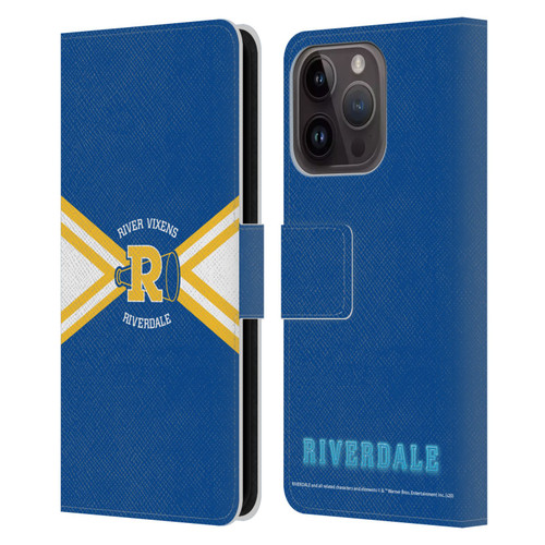 Riverdale Graphic Art River Vixens Uniform Leather Book Wallet Case Cover For Apple iPhone 15 Pro