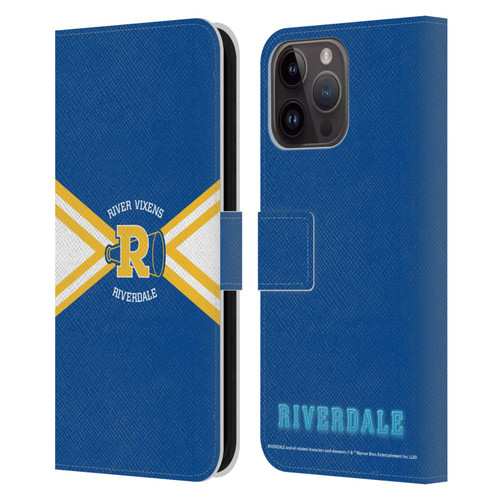 Riverdale Graphic Art River Vixens Uniform Leather Book Wallet Case Cover For Apple iPhone 15 Pro Max