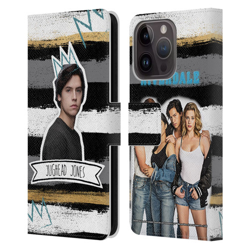 Riverdale Graphics Jughead Jones Leather Book Wallet Case Cover For Apple iPhone 15 Pro