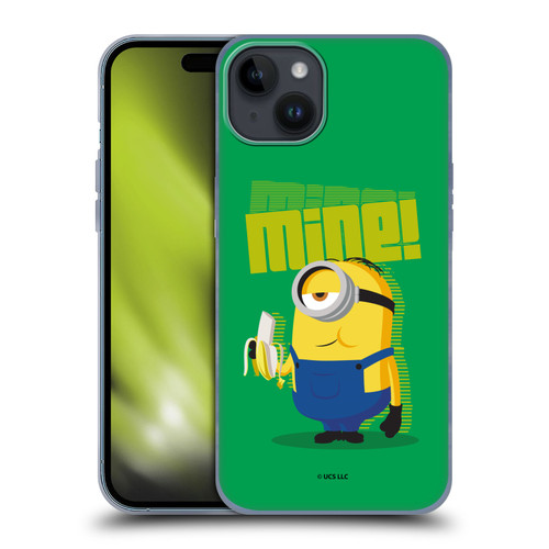 Minions Rise of Gru(2021) 70's Banana Soft Gel Case for Apple iPhone 15 Plus
