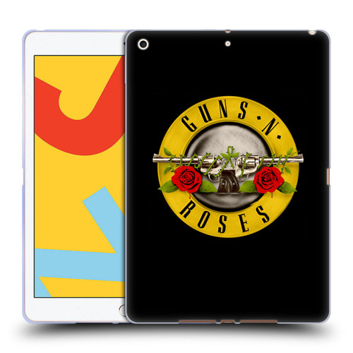 Guns N' Roses Key Art Bullet Logo Soft Gel Case for Apple iPad 10.2 2019/2020/2021