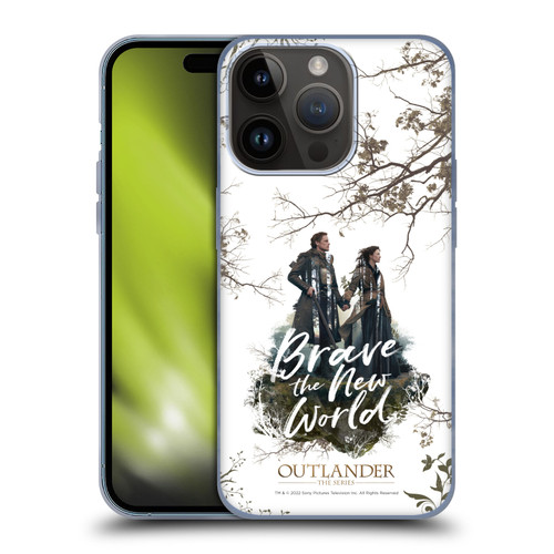 Outlander Composed Graphics Brave The New World Soft Gel Case for Apple iPhone 15 Pro