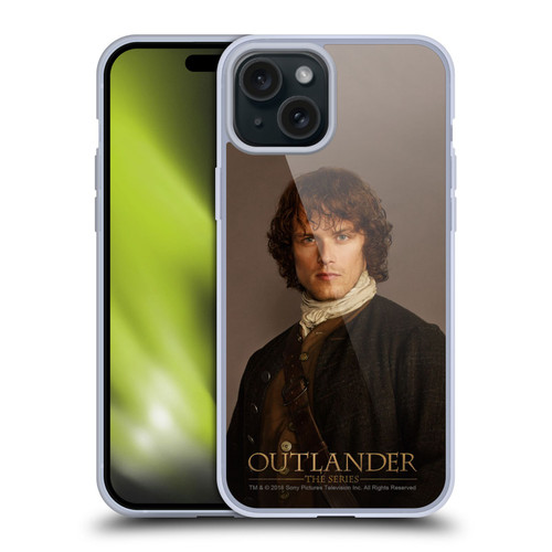 Outlander Characters Jamie Traditional Soft Gel Case for Apple iPhone 15 Plus
