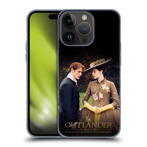 Outlander Characters Jamie And Claire Soft Gel Case for Apple iPhone 15 Pro