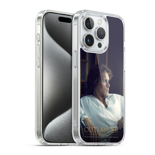 Outlander Characters Jamie White Shirt Soft Gel Case for Apple iPhone 15 Pro & MagSafe