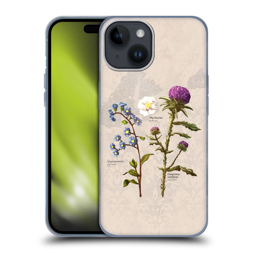 Outlander Graphics Flowers Soft Gel Case for Apple iPhone 15
