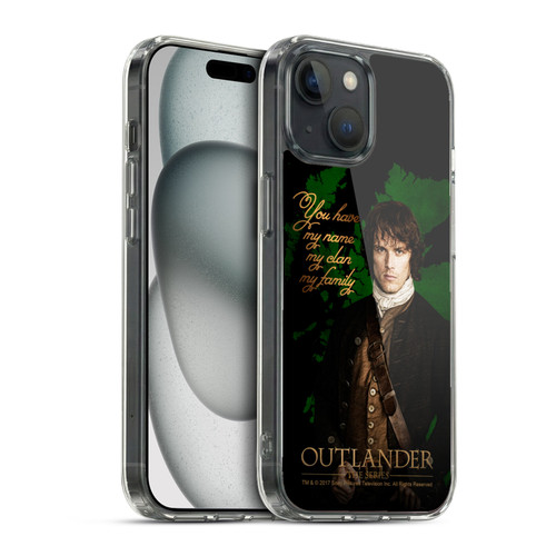 Outlander Portraits Jamie Soft Gel Case for Apple iPhone 15 & MagSafe