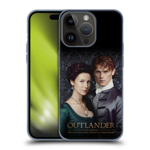 Outlander Portraits Claire & Jamie Soft Gel Case for Apple iPhone 15 Pro