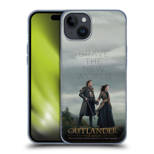 Outlander Season 4 Art Brave The New World Soft Gel Case for Apple iPhone 15 Plus