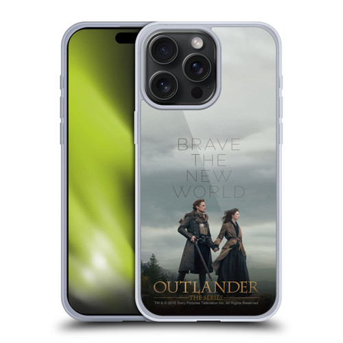Outlander Season 4 Art Brave The New World Soft Gel Case for Apple iPhone 15 Pro Max