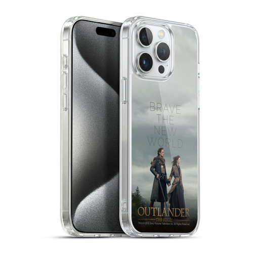 Outlander Season 4 Art Brave The New World Soft Gel Case for Apple iPhone 15 Pro Max & MagSafe