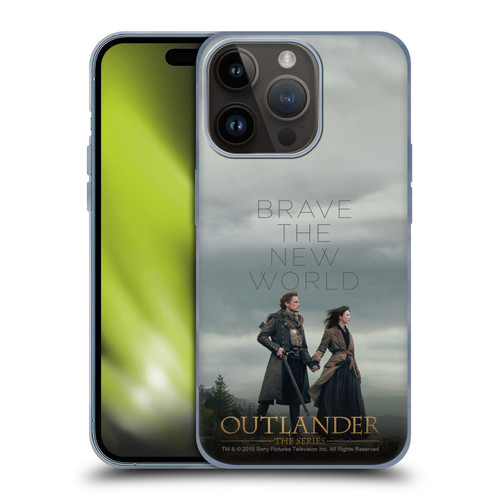 Outlander Season 4 Art Brave The New World Soft Gel Case for Apple iPhone 15 Pro