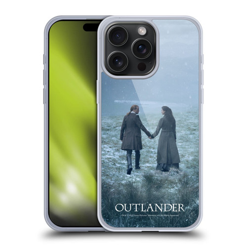 Outlander Season 6 Key Art Jamie And Claire Soft Gel Case for Apple iPhone 15 Pro Max