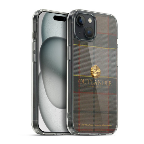 Outlander Tartans Fraser Soft Gel Case for Apple iPhone 15 Plus & MagSafe