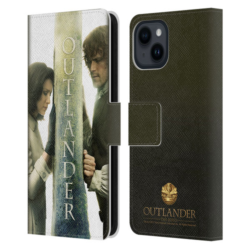 Outlander Key Art Season 3 Poster Leather Book Wallet Case Cover For Apple iPhone 15