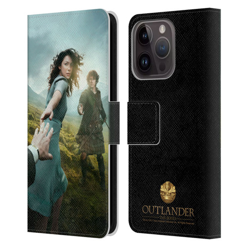 Outlander Key Art Season 1 Poster Leather Book Wallet Case Cover For Apple iPhone 15 Pro