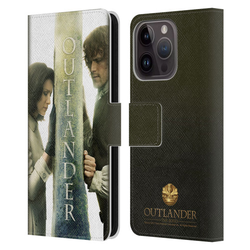 Outlander Key Art Season 3 Poster Leather Book Wallet Case Cover For Apple iPhone 15 Pro